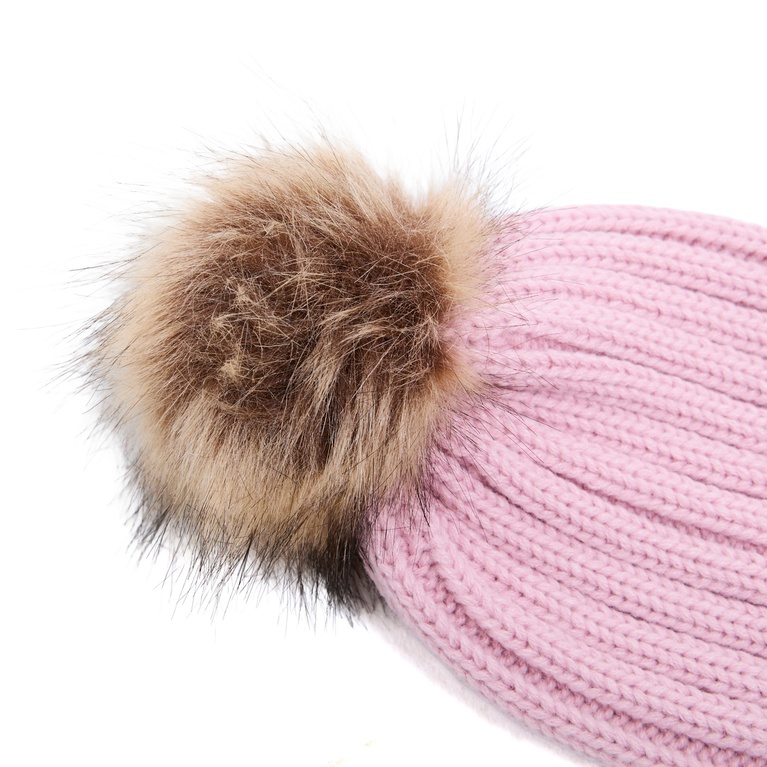 Knit beanie "Pim" Pink
